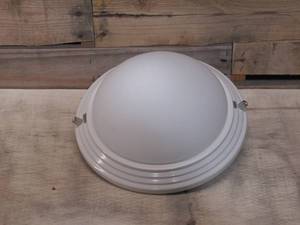 1 Light Ceiling Fan Bowl in White by E Lighting