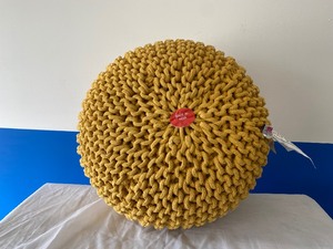 lot 26 image: UNIQUE COTTON OTTOMAN