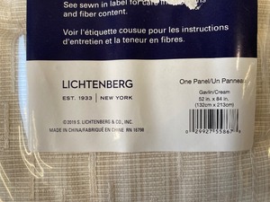lot 15 image: LICHTENBERG ONE PANEL