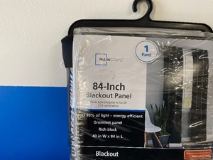 lot 60 image: MAIN STAY  84 INCH BLACKOUT PANEL