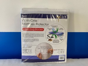 lot 64 image: ALL IN ONE MATTRESS PROTECTOR WITH BED BUG BLOCKER