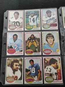 Topps Football Trading Cards from 1976-1978