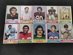 1974 Topps Football Trading Cards