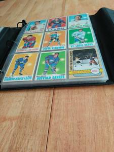 Collection of NHL Hockey Trading Cards