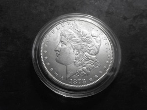 lot 2 image: 1878 CC Silver Morgan Dollar