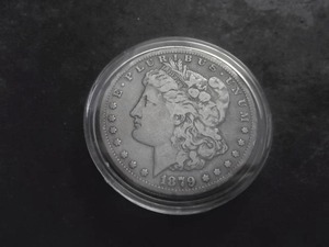lot 6 image: 1879 S Silver Morgan Dollar