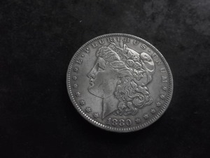 lot 9 image: 1880 O Silver Morgan Dollar
