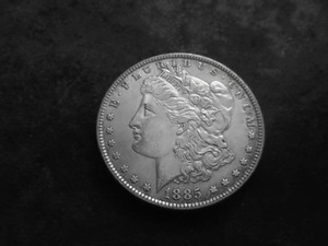 lot 28 image: 1885 Silver Morgan Dollar