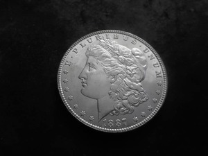 lot 35 image: 1887 Silver Morgan Dollar