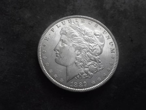 lot 41 image: 1889 Silver Morgan Dollar