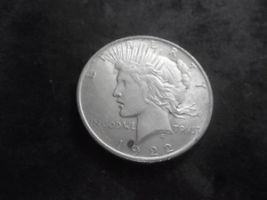 lot 58 image: 1922 Silver Peace Dollar