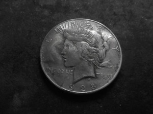 lot 75 image: 1928 S Silver Peace Dollar