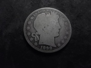 lot 85 image: 1898 Barber Half Dollar