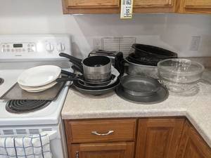 Large Lot of Kettles, Casserole Dishes, Roasters, Platters and More - NO SHIPPING