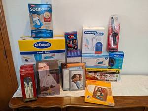 Large Lot of New or Lightly Used Home Appliances and More - All are in their Original Boxes - NO SHIPPING