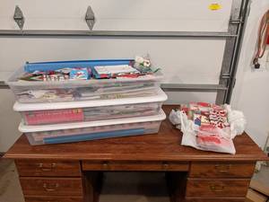 Huge Lot of Wrapping Paper and Gift Bags - TotesBoxes are Included - NO SHIPPING