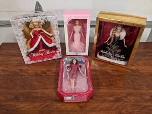 Lot of (4) Collector Barbie Dolls - NO SHIPPING