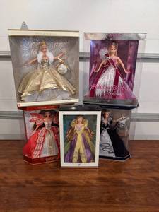 Lot of (5) Collector Barbie Dolls - NO SHIPPING