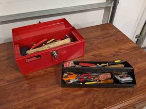 Steel Tool Box Full of Tools - NO SHIPPING