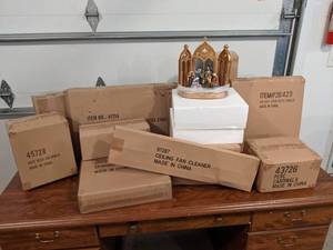 Large Lot of Dcor - Most of the Boxes Appear unopened - See Pictures for Contents - NO SHIPPING
