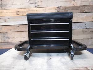 lot 38 image: WEN Garage Glider Rolling Tool Chest Seat Item 73015