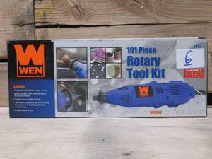 lot 6 image: WEN 2307 101-Piece Rotary Tool Kit