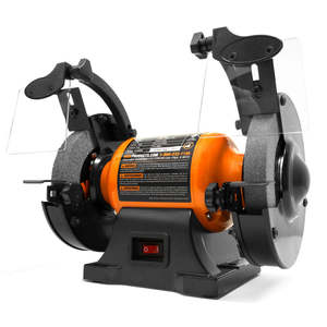 lot 16 image: WEN BG4260 2.1-Amp 6-Inch Single Speed Bench Grinder
