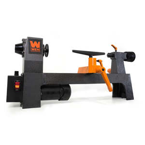 lot 21 image: WEN 3421 3.2-Amp 8-Inch by 12-Inch Variable Speed Mini Benchtop Wood Lathe