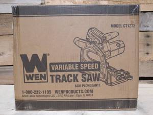 lot 12 image: WEN CT1272 12-Amp 7-14-Inch Variable Speed Plunge Cut Circular Track Saw