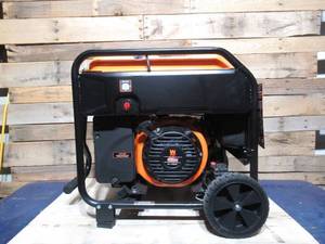 lot 27 image: WEN GN875i 8750-Watt RV and Transfer-Switch-Ready 120V240V Electric Start Open Frame Inverter Generator, CARB Compliant