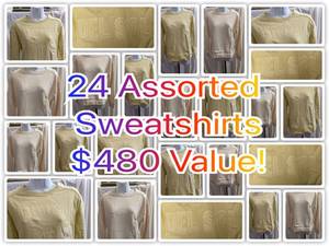 24 Assorted Sweatshirts Universal Thread Goods Co. Sweatshirts All New With Tags $480 Value