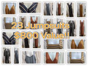 23 Jumpsuits ALL New With Tags $800 Value