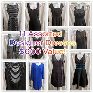 11 Assorted Designer Dresses- Business and Formal $600 Value