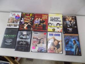 lot 54 image: 10 DVDs