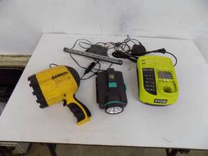 lot 63 image: Ryobi ChargerSpot LightOthers