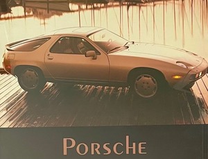 lot 23 image: Framed Porsche Poster