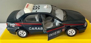 lot 105 image: Burago Alfa Romeo 156 Carabinieri Model Car