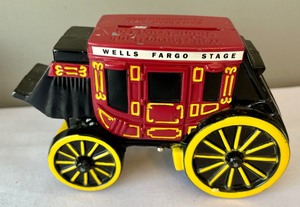 lot 128 image: American Trust and Wells Fargo Coin Banks