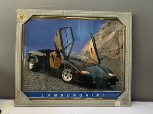 lot 81 image: Lamborghini Framed Poster