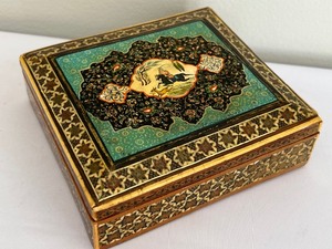 Beautiful Vintage Persian Marquetry Box