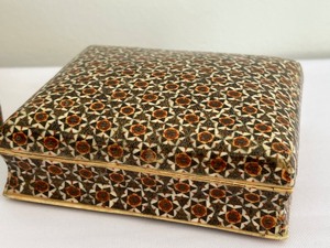 Two Persian Marquetry Boxes
