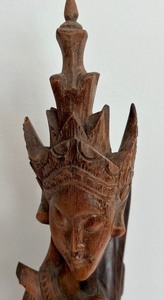 Thailand Wood Cut Figurine