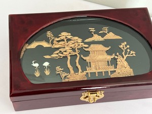 Chinese Cork Art Jewelry Box