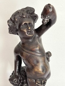 Bronze Child Figurine