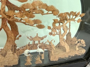 Chinese Cork Art Diorama