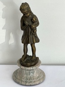 Bronze Sculpture of a Child
