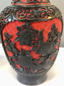 Two Intricately Designed Vases