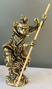 Wood and Resin Warrior Statues