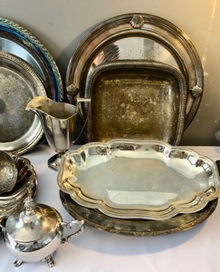 Silver Plate Grouping