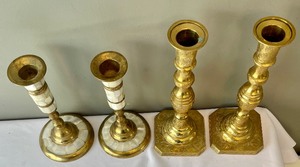 2 Pairs of Charming Candle Holders